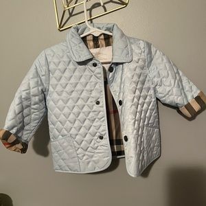 Baby blue spring jacket